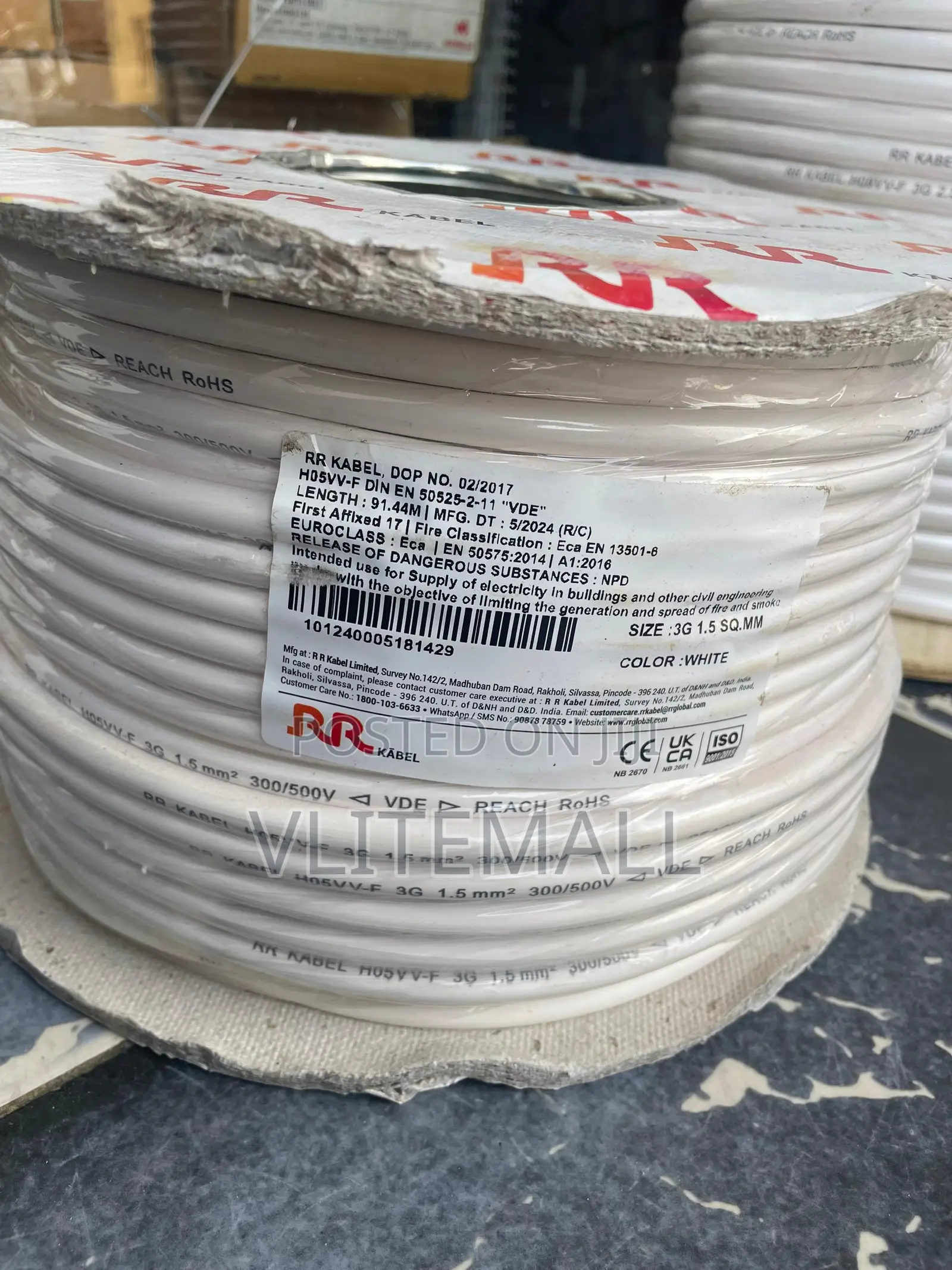 RR 1.5mm X 3 Cable