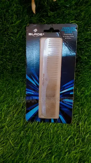 Premium Stainless Steel Blade Comb for Men