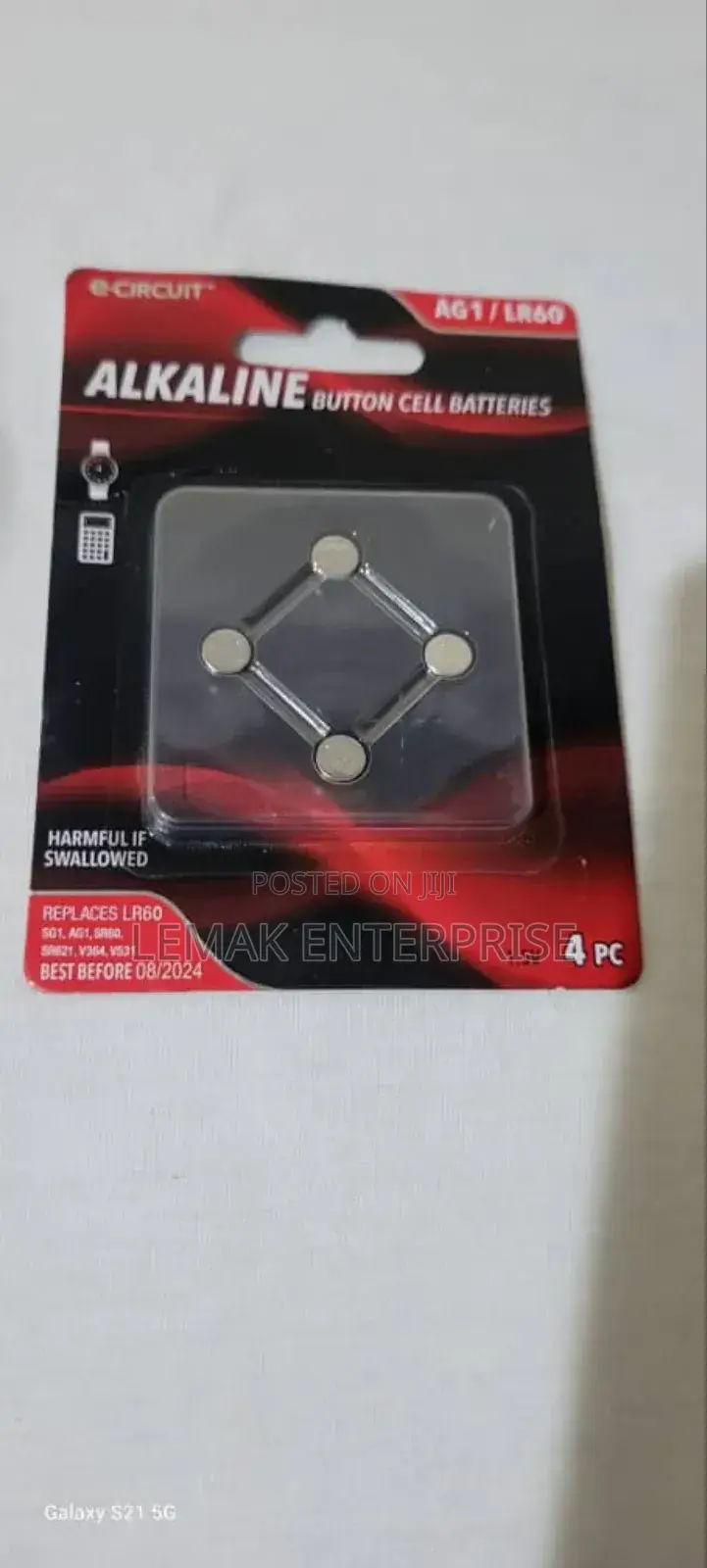 Alkaline Button Cell Batteries