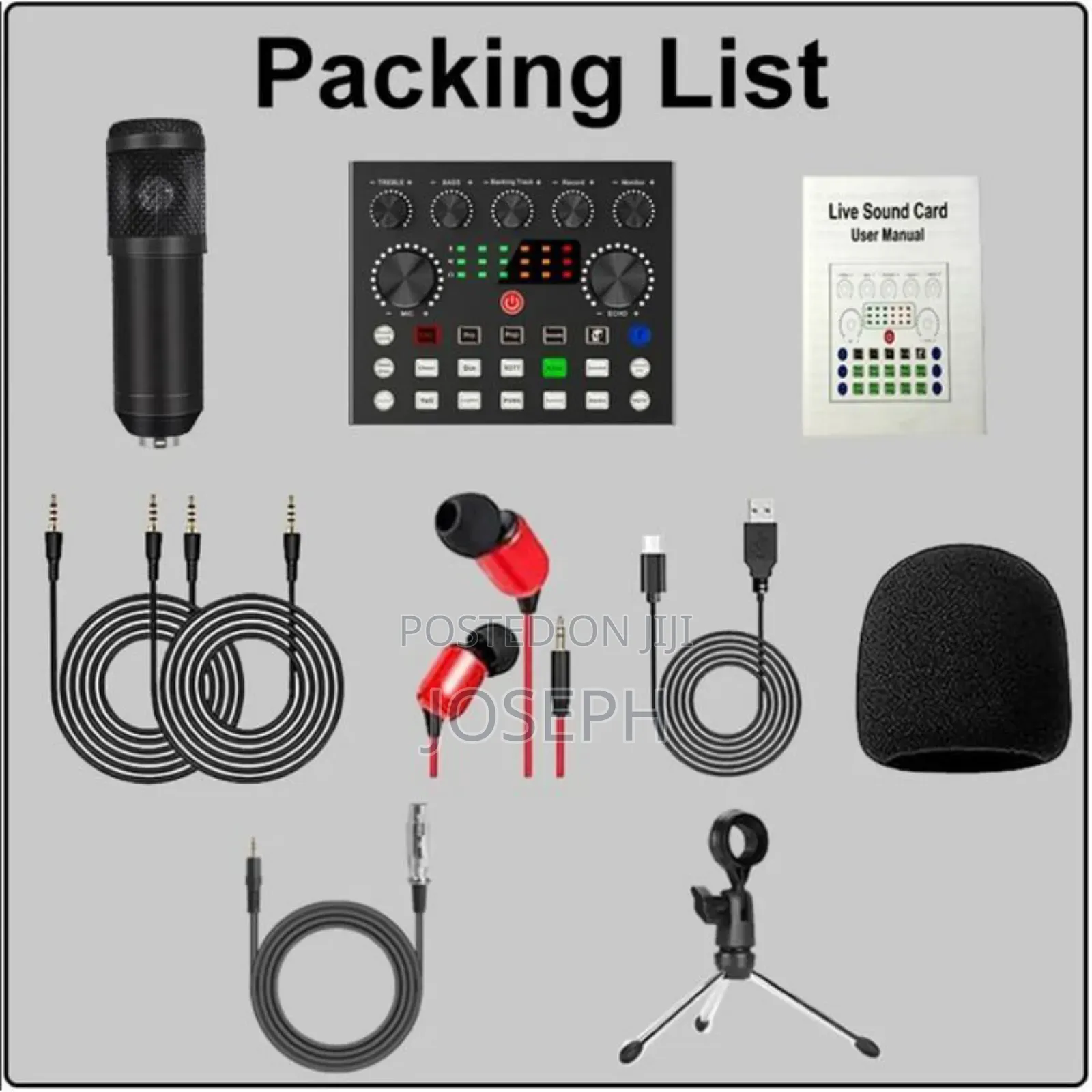 Recording Microphone Set 5 Tiktok, Live Recording