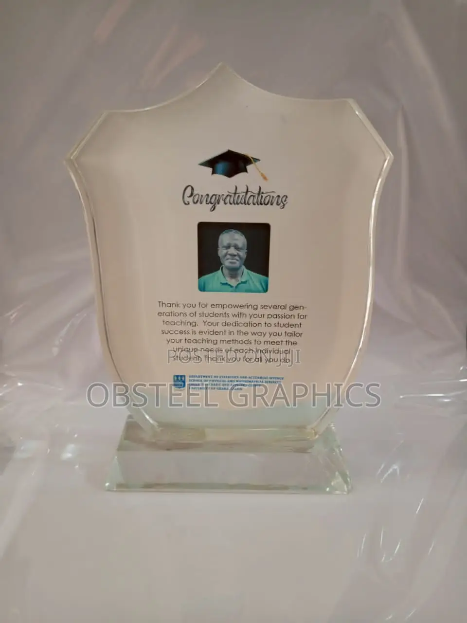 Crystal Award Plaques Branding Printing
