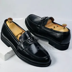 Valentino Classic Leather Formal Loafers