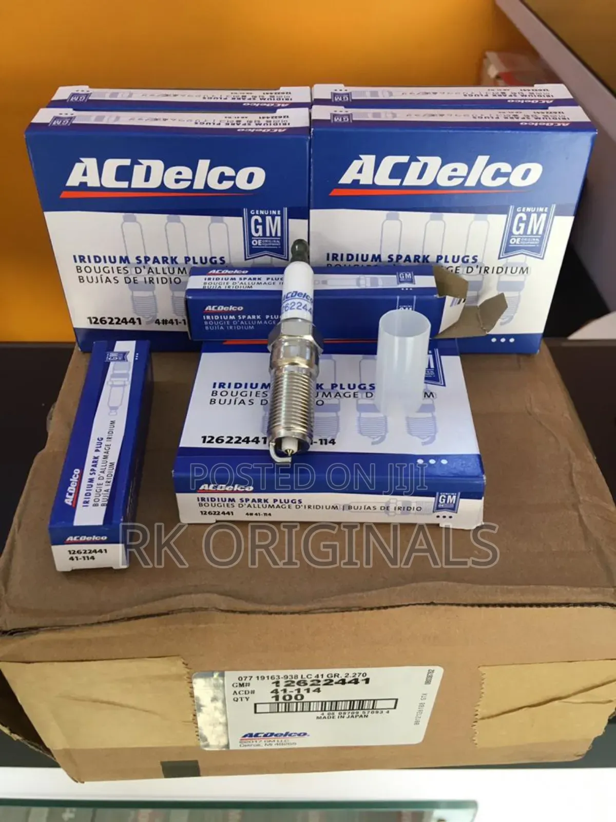 Escalade, Tahoe 20-23 ×4pcs Ac Delco #41-114 Spark Plugs From Usa
