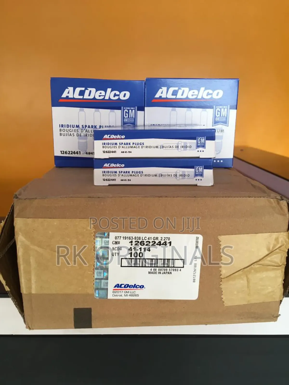 Escalade, Tahoe 20-23 ×4pcs Ac Delco #41-114 Spark Plugs From Usa