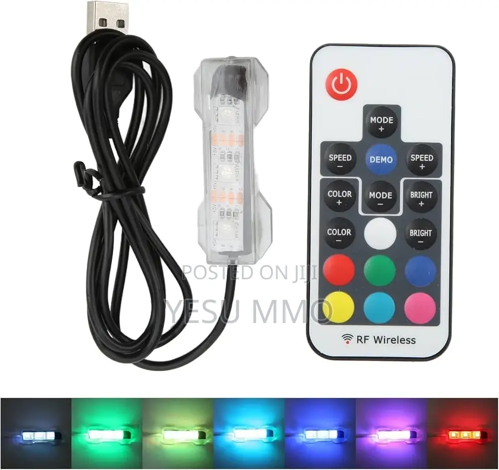 BROLEO LED Acquarium Light With Remote for Your Headlight
