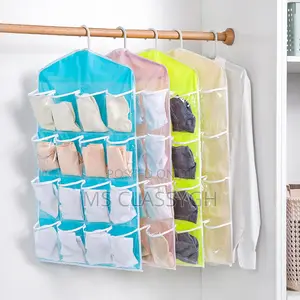 16-Grid Hanging Storage Bag Socks and Underwear Wardrobe