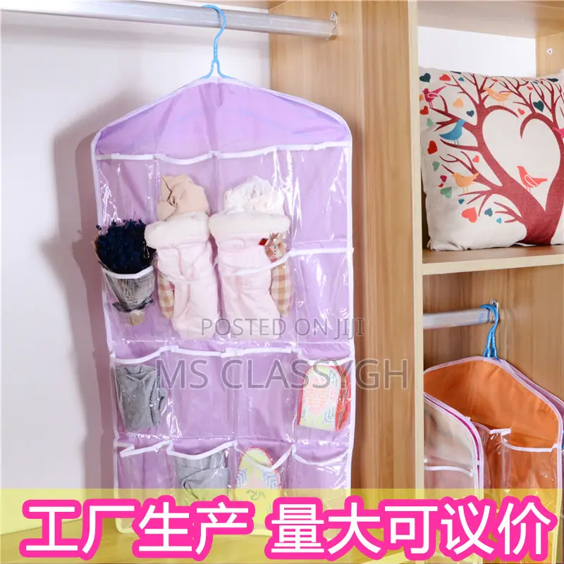16-Grid Hanging Storage Bag Socks and Underwear Wardrobe