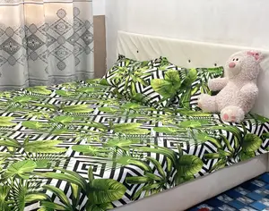 Beautiful Green Flower Bedsheet