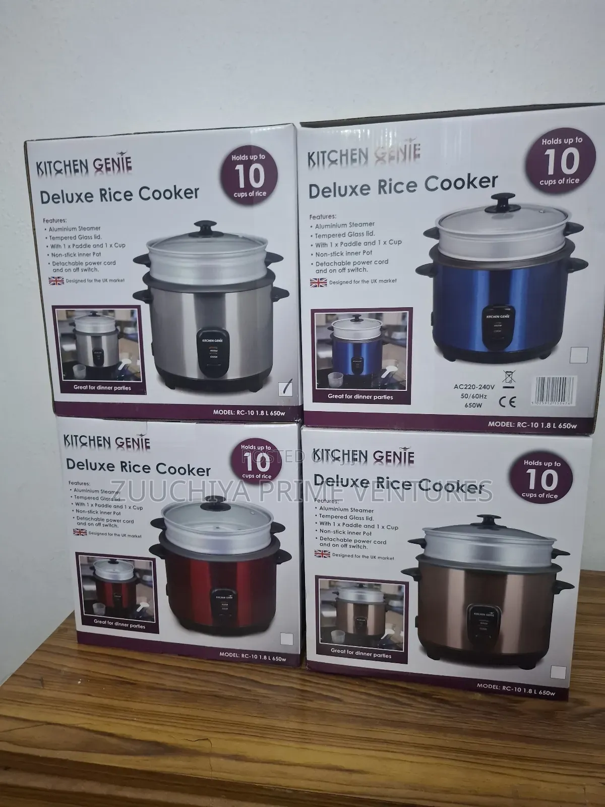 1.8l Kitchen Genie Deluxe Rice Cooker From Uk