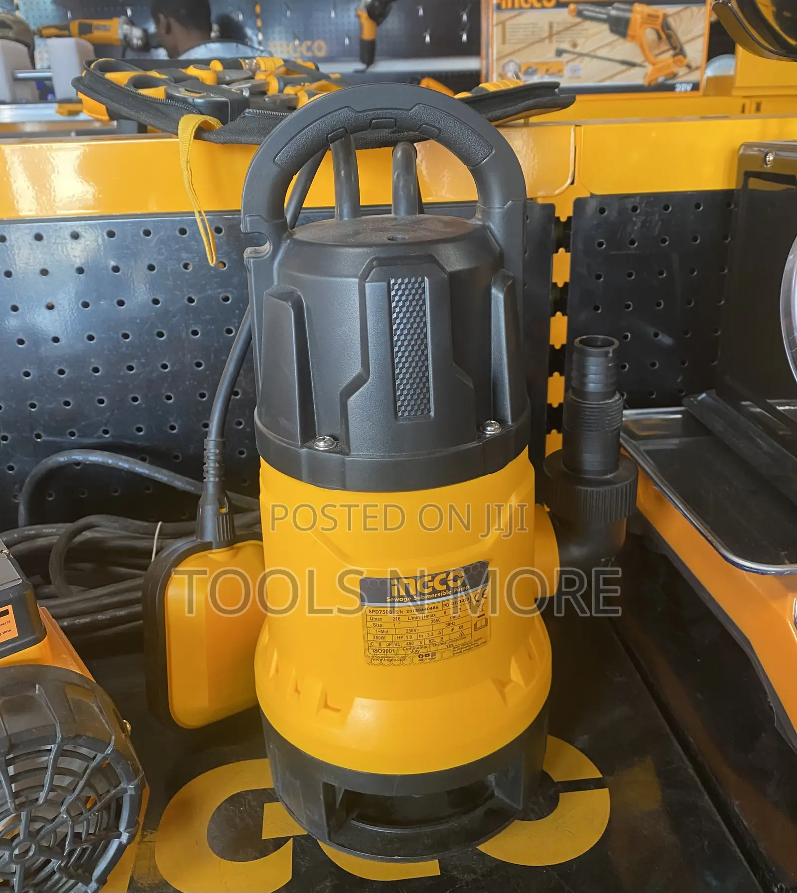 Ingco Sewage Submersible Pump 1.0hp