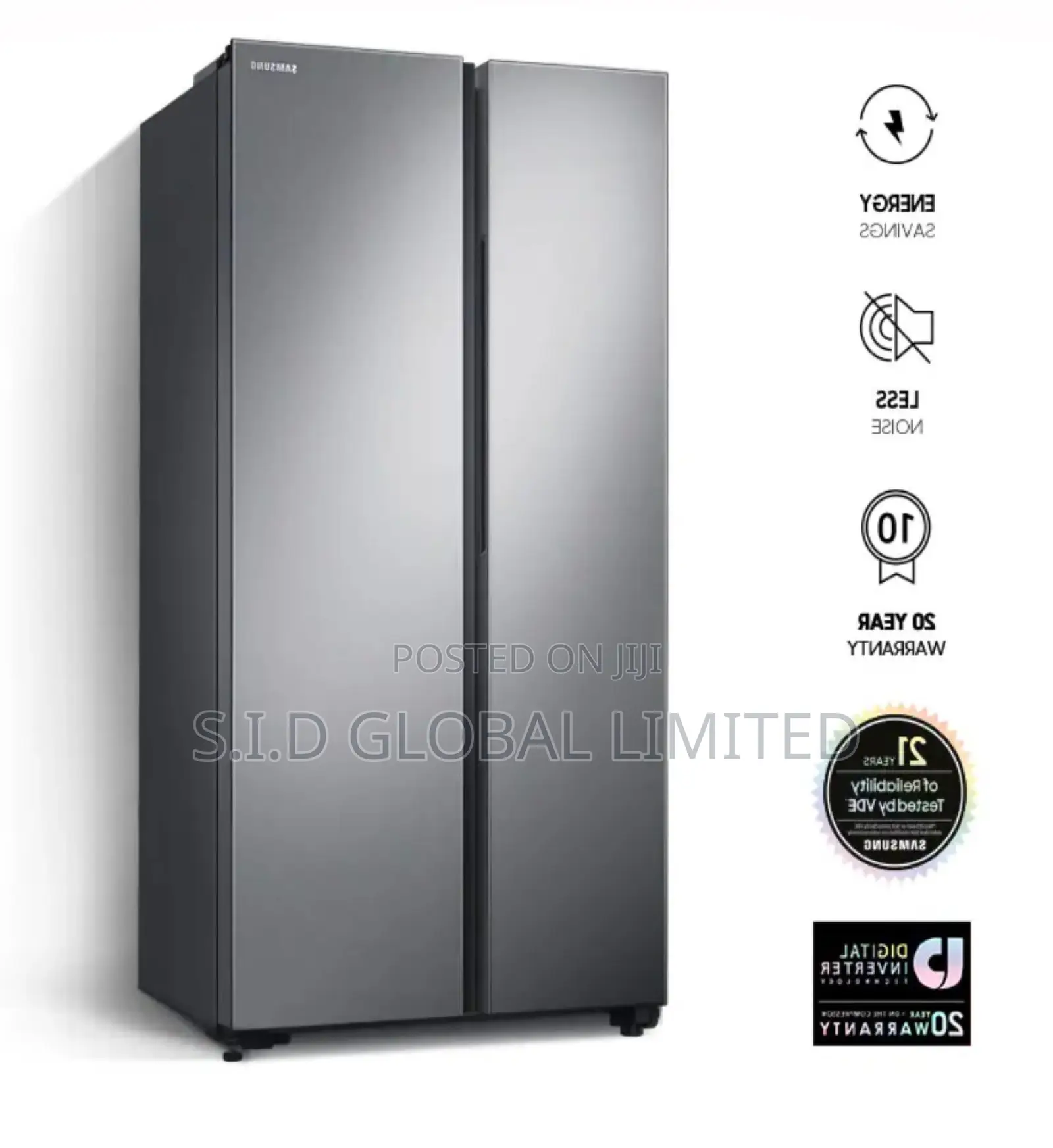 Stay Fresh With Samsung 647ltrs Side By Side Refrigerator