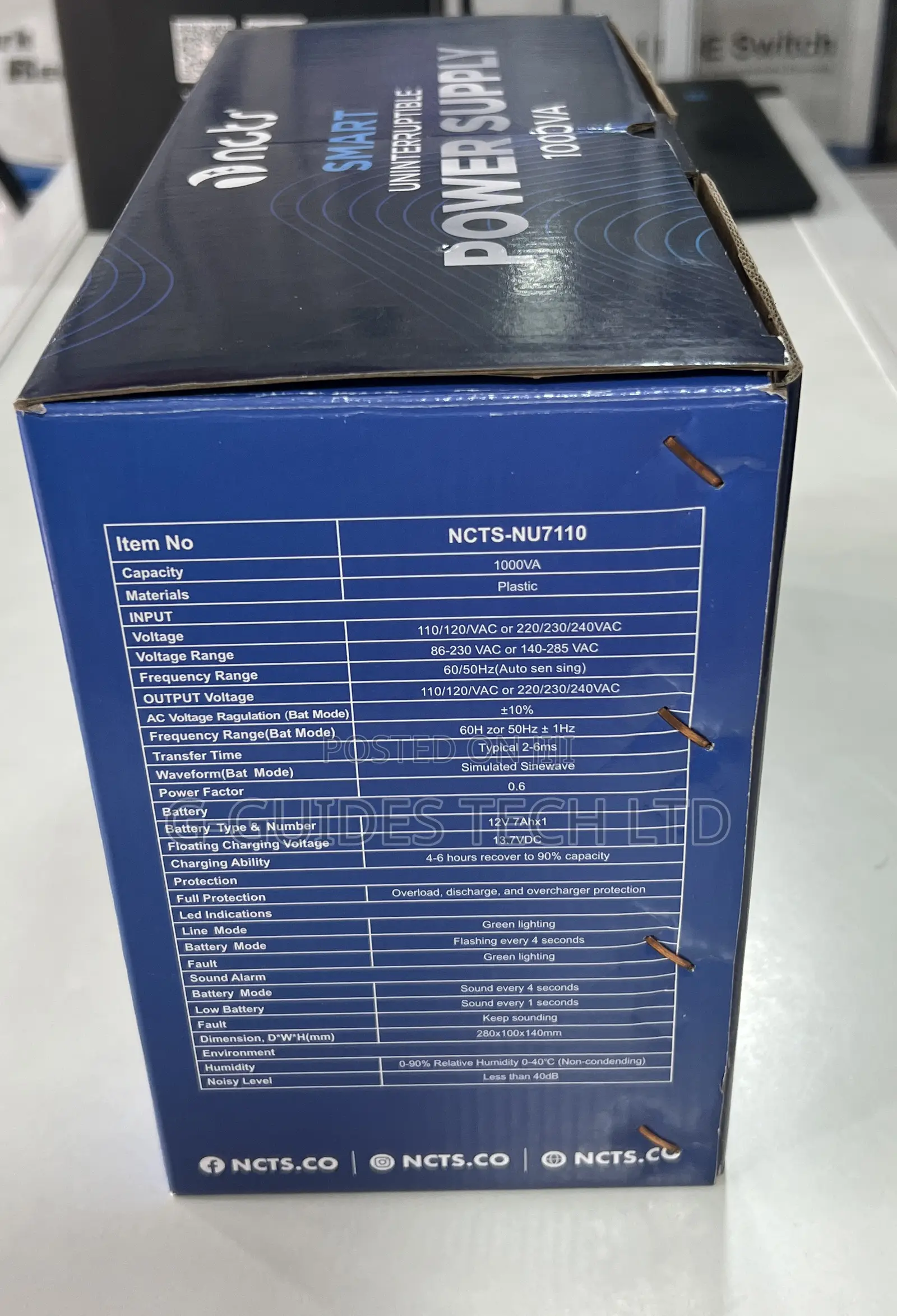1000va NCTS Ups, NTCS 1000va Line Interactive Ups 600w