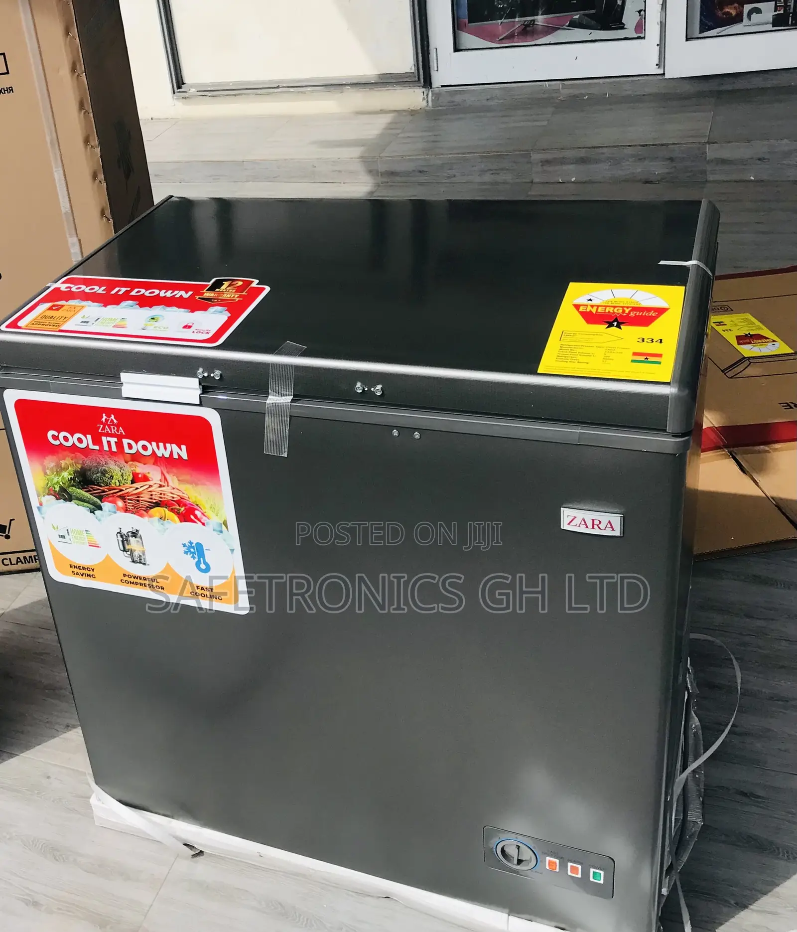 Original New 147 Liters Singledoor Zara200s Gray Freezer