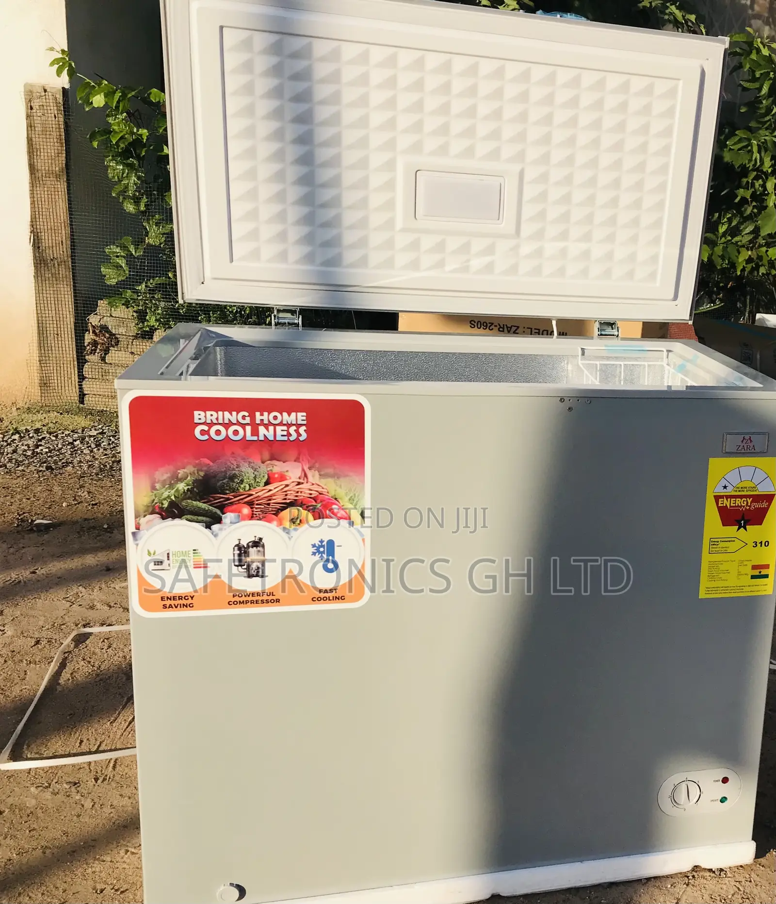 Durable Best Zara260s Singledoor 202 Liters Chestfreezer