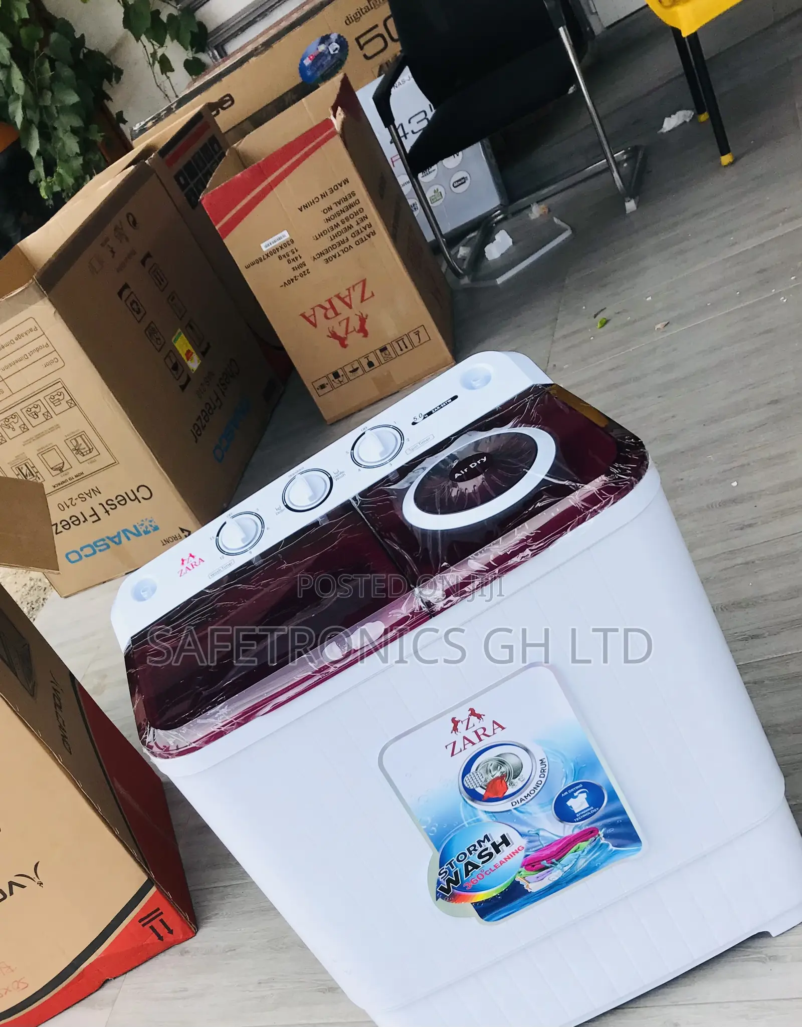 Affordable White/Red 5kg Topload Semiauto Zara Washer