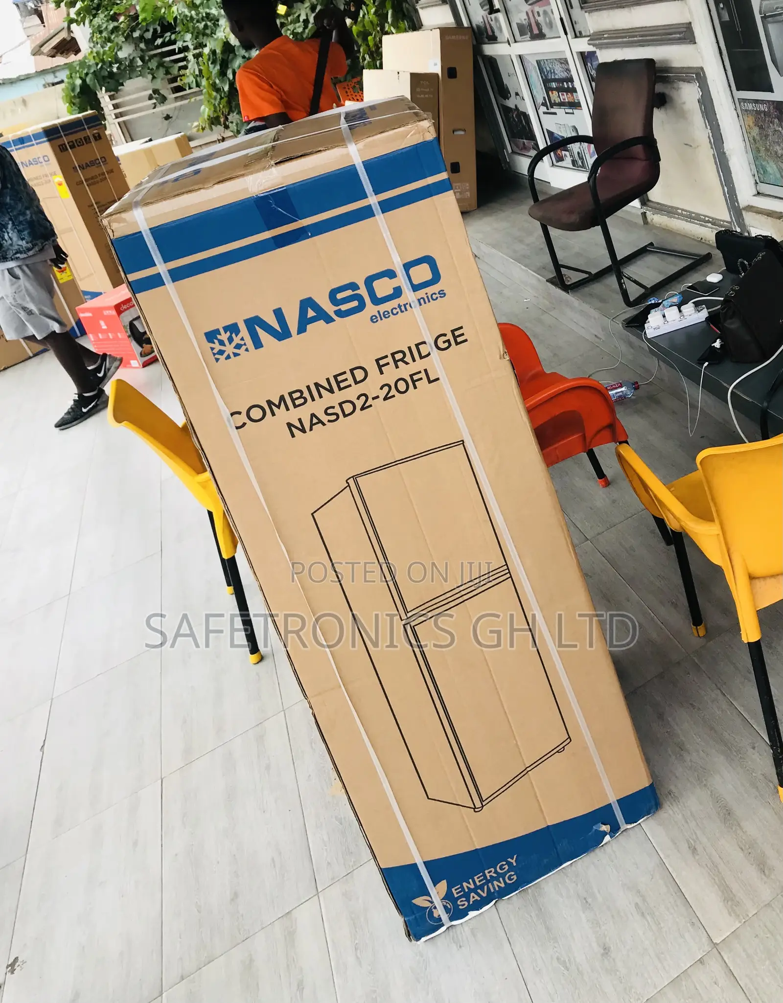 Unique Cooling Nasd2-20fl Nasco 158L Bottom Mount Fridge