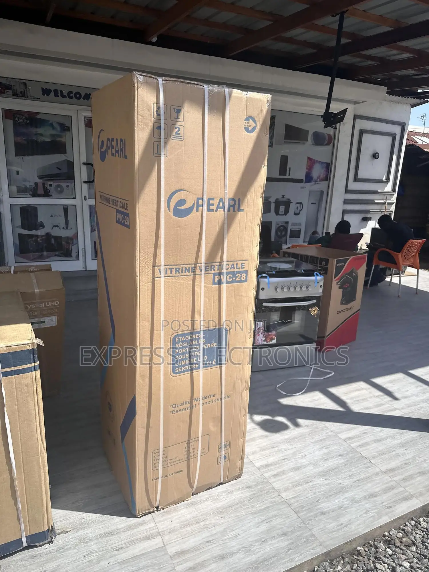 Very Strong Display Fridge Single Door Pearl PVC-28