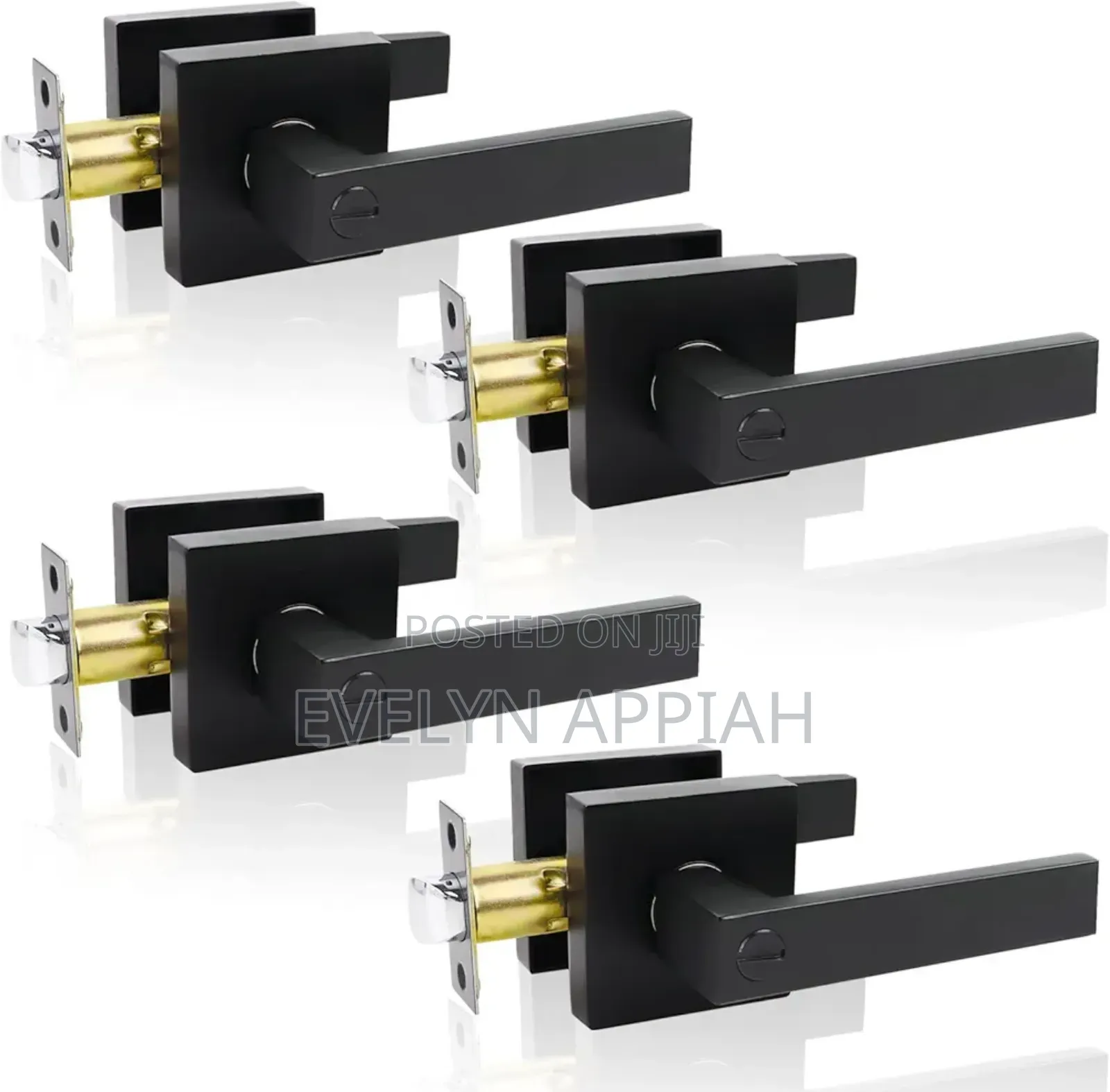 Matt Black Lever Door Lock