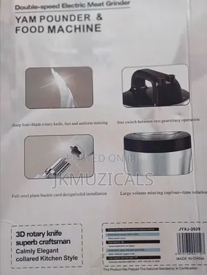 8L Fufu Machine | Meat Grinder _ Yam Pounder