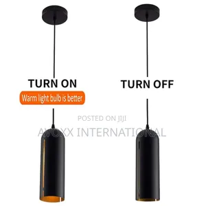 1-Light Industrial Cylinder Adjustable Hanging Light