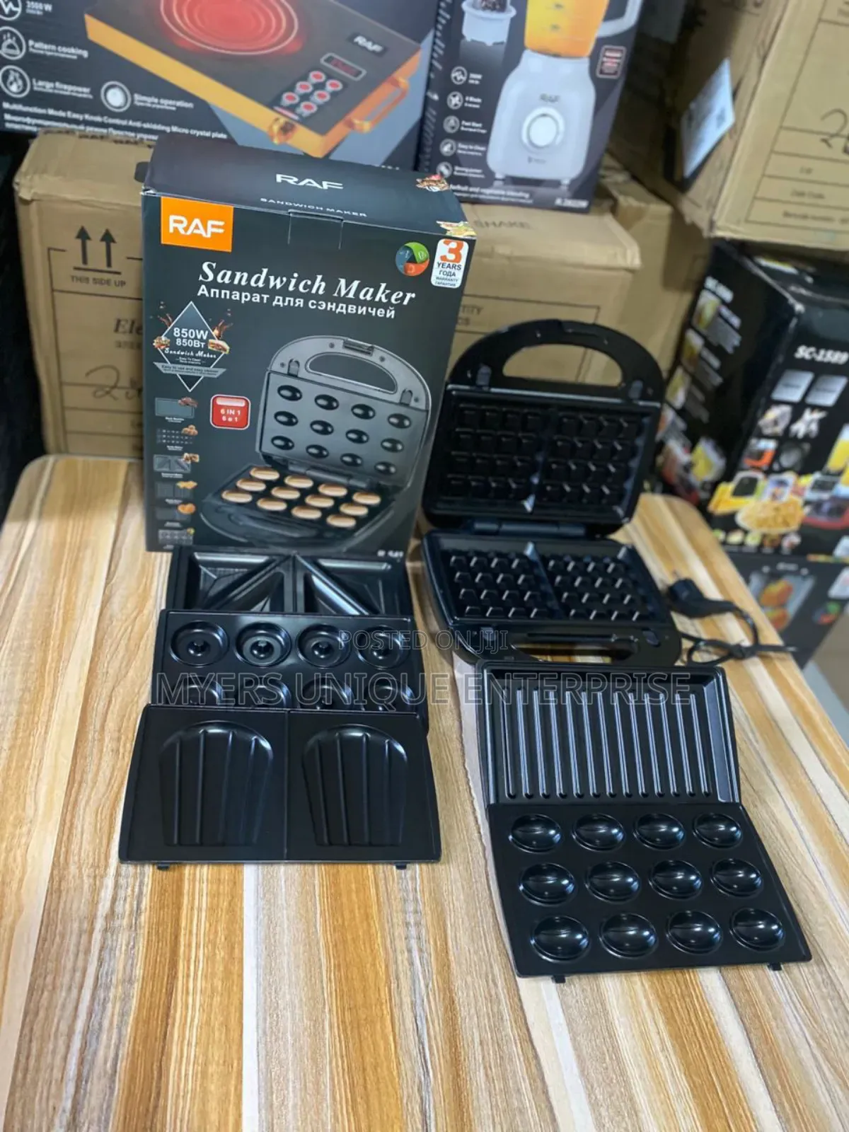 Authentic 850W 6in1 Sandwich Maker