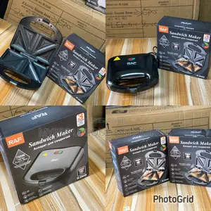 High Quality Raf Uniform Heat 2 Slice Sandwich Maker