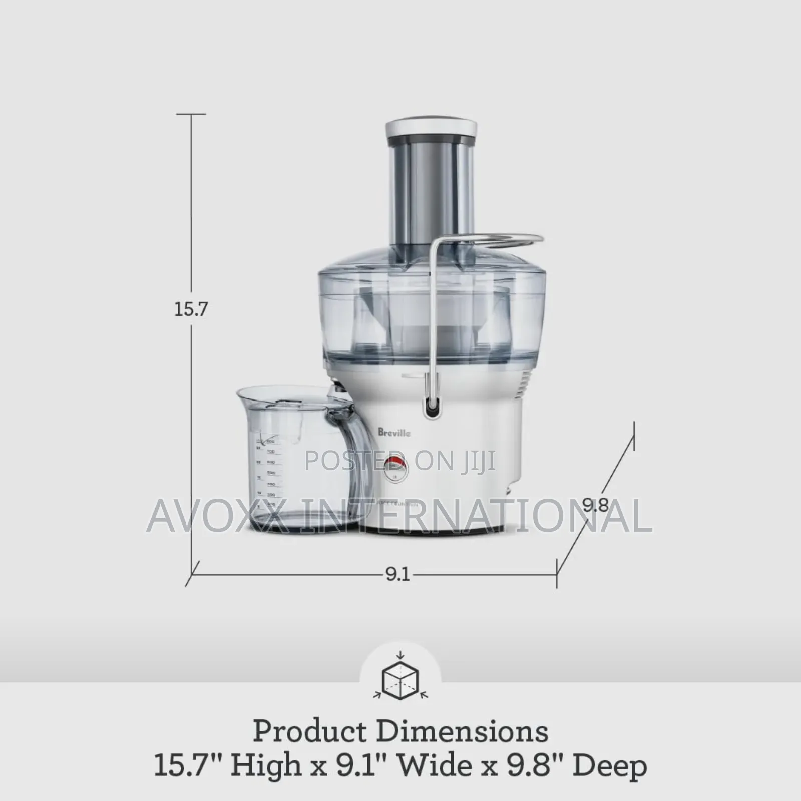 Breville Juice Fountain Compact Juicer, BJE200XL