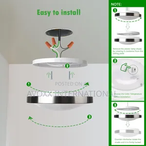 12" LED Ceiling Light JACKYLED 5 Color Temperature Flush