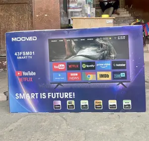 Mooved 43” Smart Android Led Tv| Frameless|Full Hd 1080p| Netflix|2025
