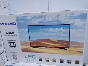 Free Wall Mount| Mooved 43" Satellite FHD Led Tv| Usb| Hdmi