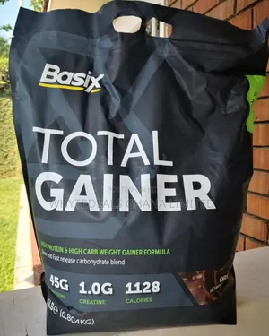 Photo - Basix Total Gainer Protein 4 Weight Gain, Glowing Skin +Hair