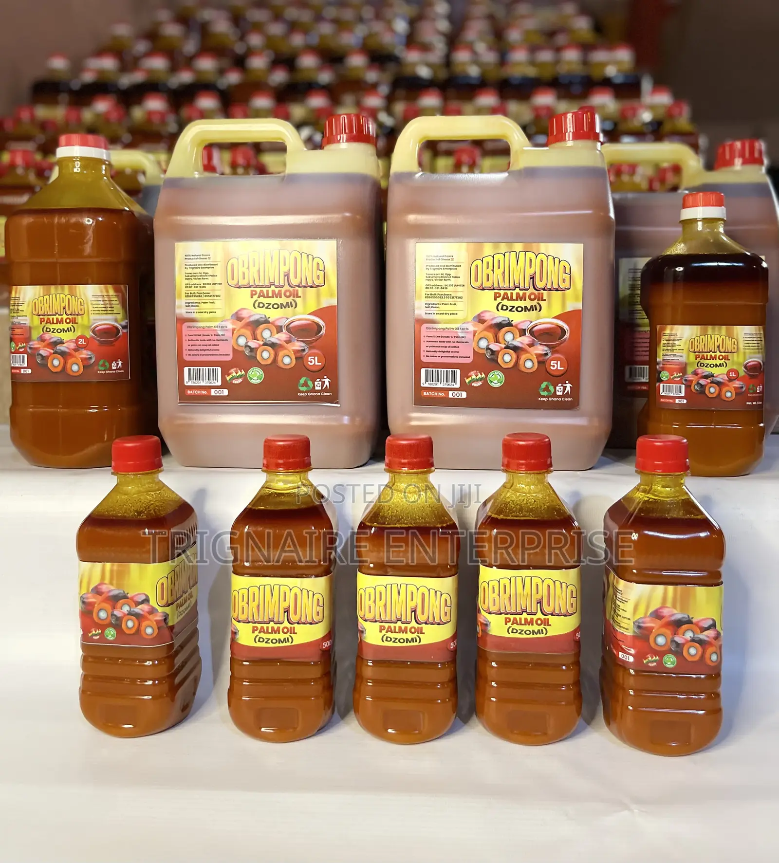 Obrimpong Palm Oil - 500ml (Dzomi)