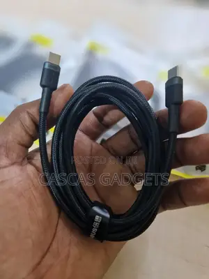 Braided 100w Type C to C and iPhone Fast Charge Cables