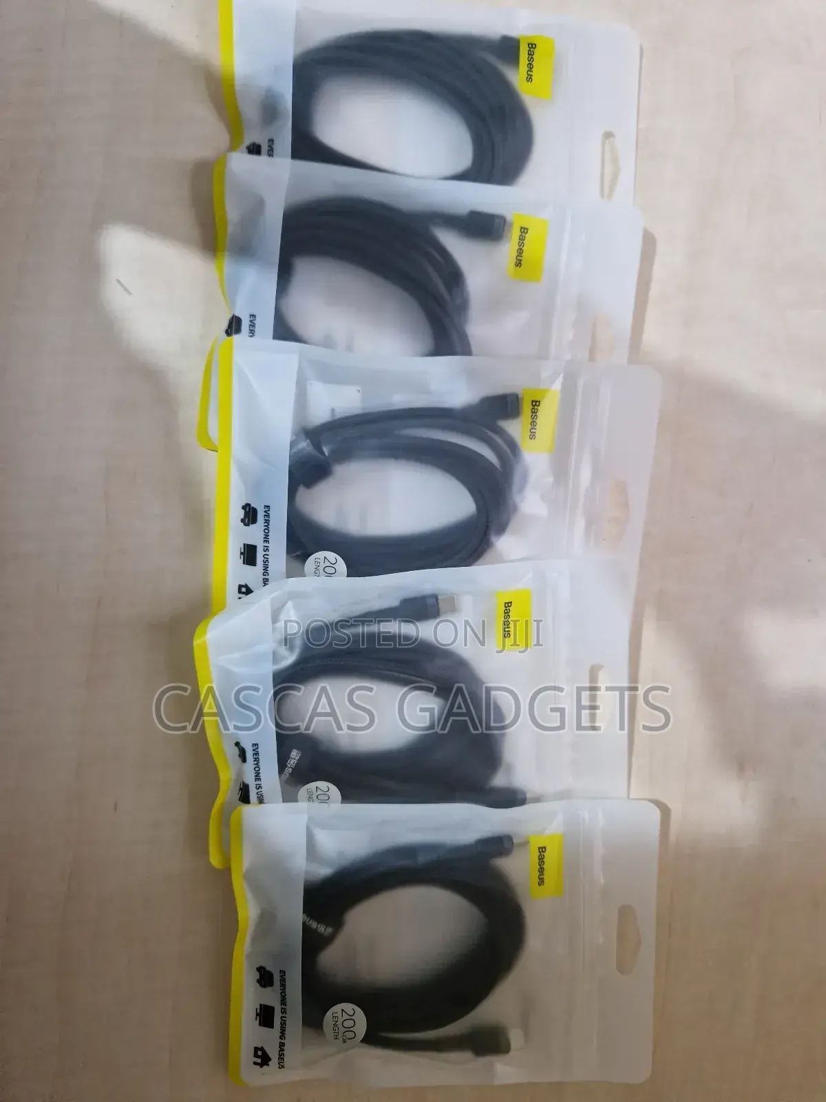 Braided 100w Type C to C and iPhone Fast Charge Cables
