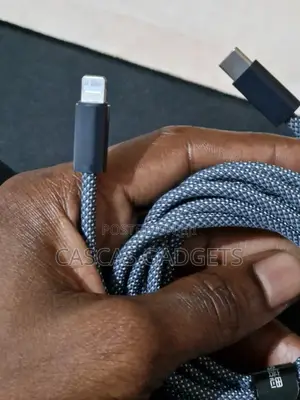 Braided 100w Type C to C and iPhone Fast Charge Cables