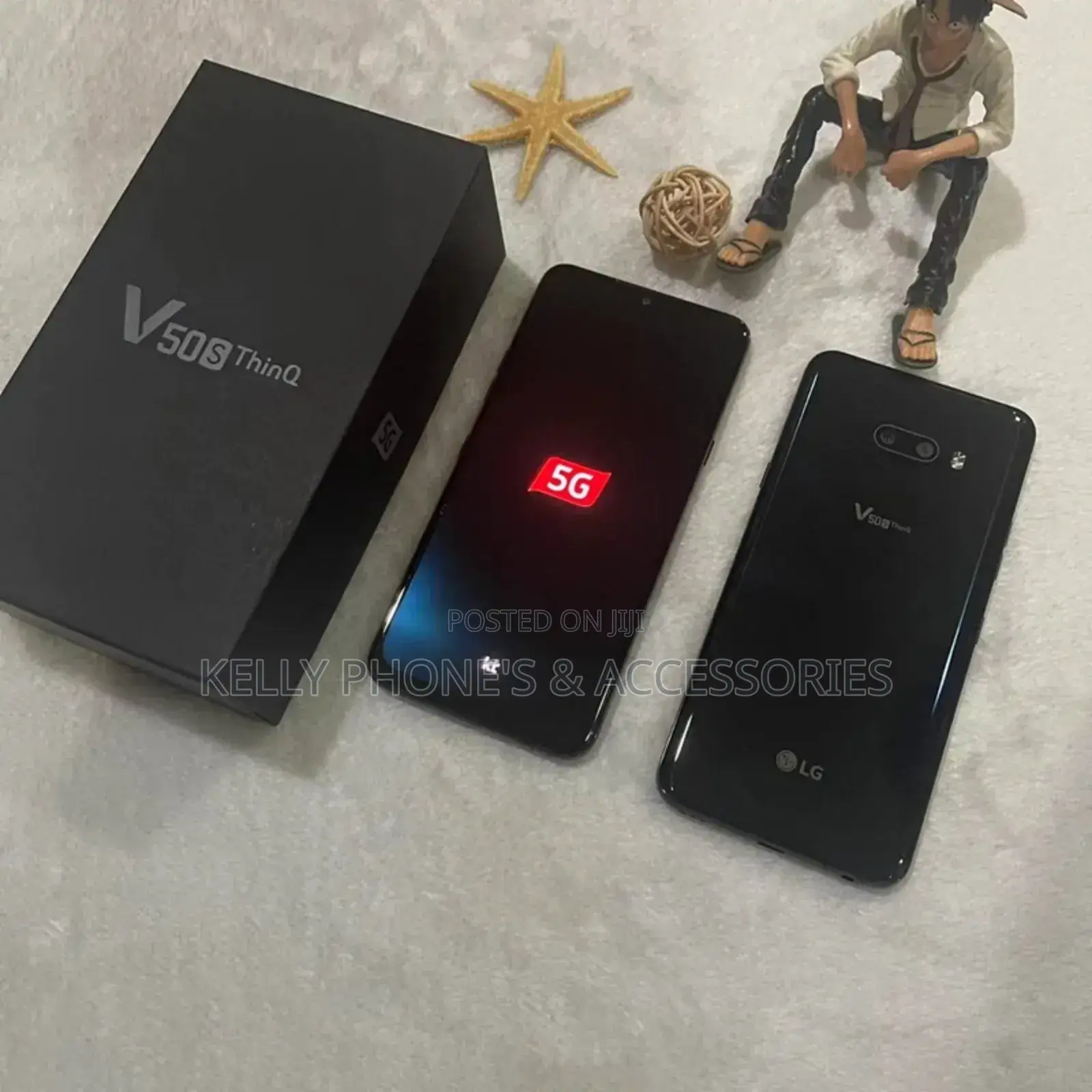 New LG V50S ThinQ 128 GB Black