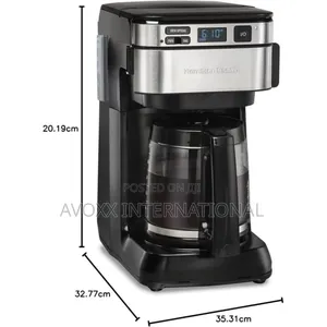 Hamilton Beach Programmable Coffee Maker, 12 Cups, 46310)
