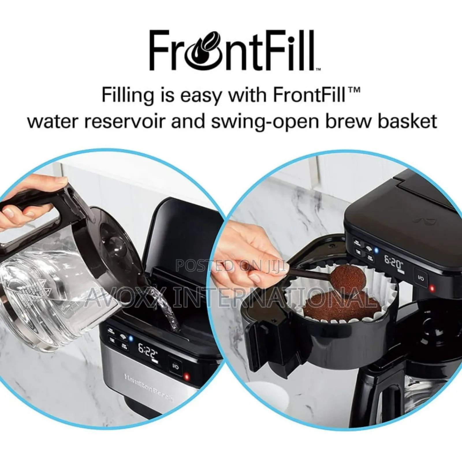 Hamilton Beach Programmable Coffee Maker, 12 Cups, 46310)