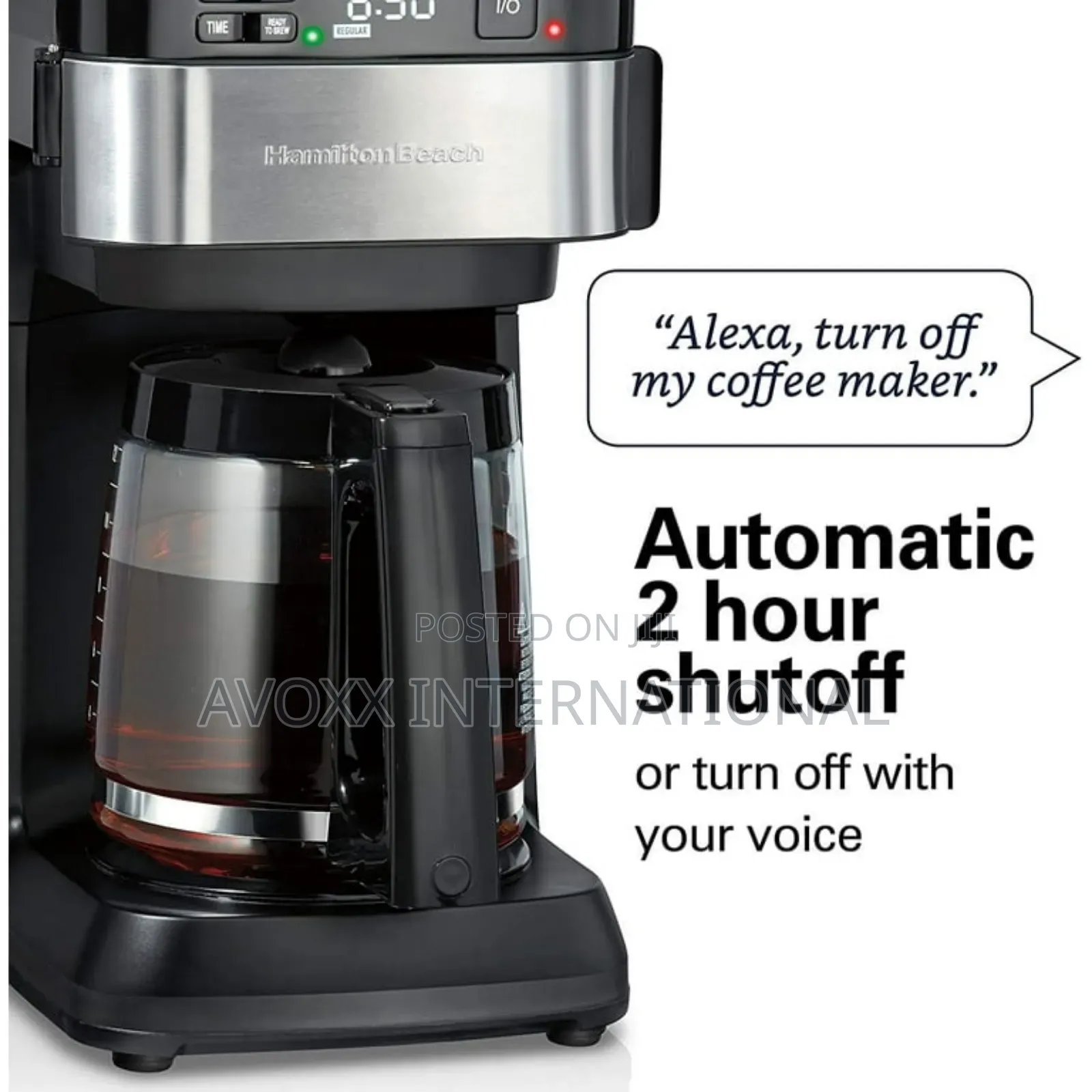 Hamilton Beach Programmable Coffee Maker, 12 Cups, 46310)