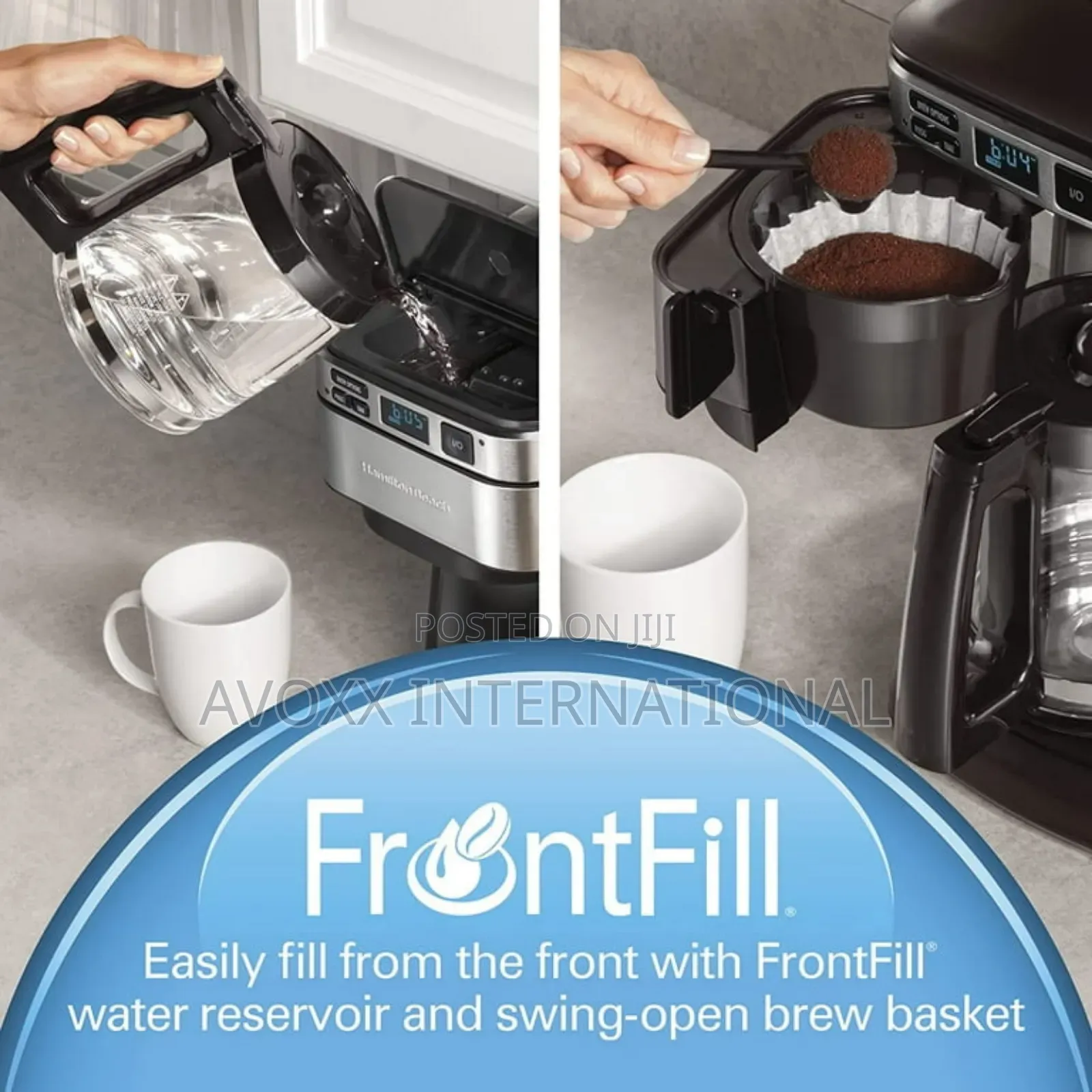Hamilton Beach Programmable Coffee Maker, 12 Cups, 46310)