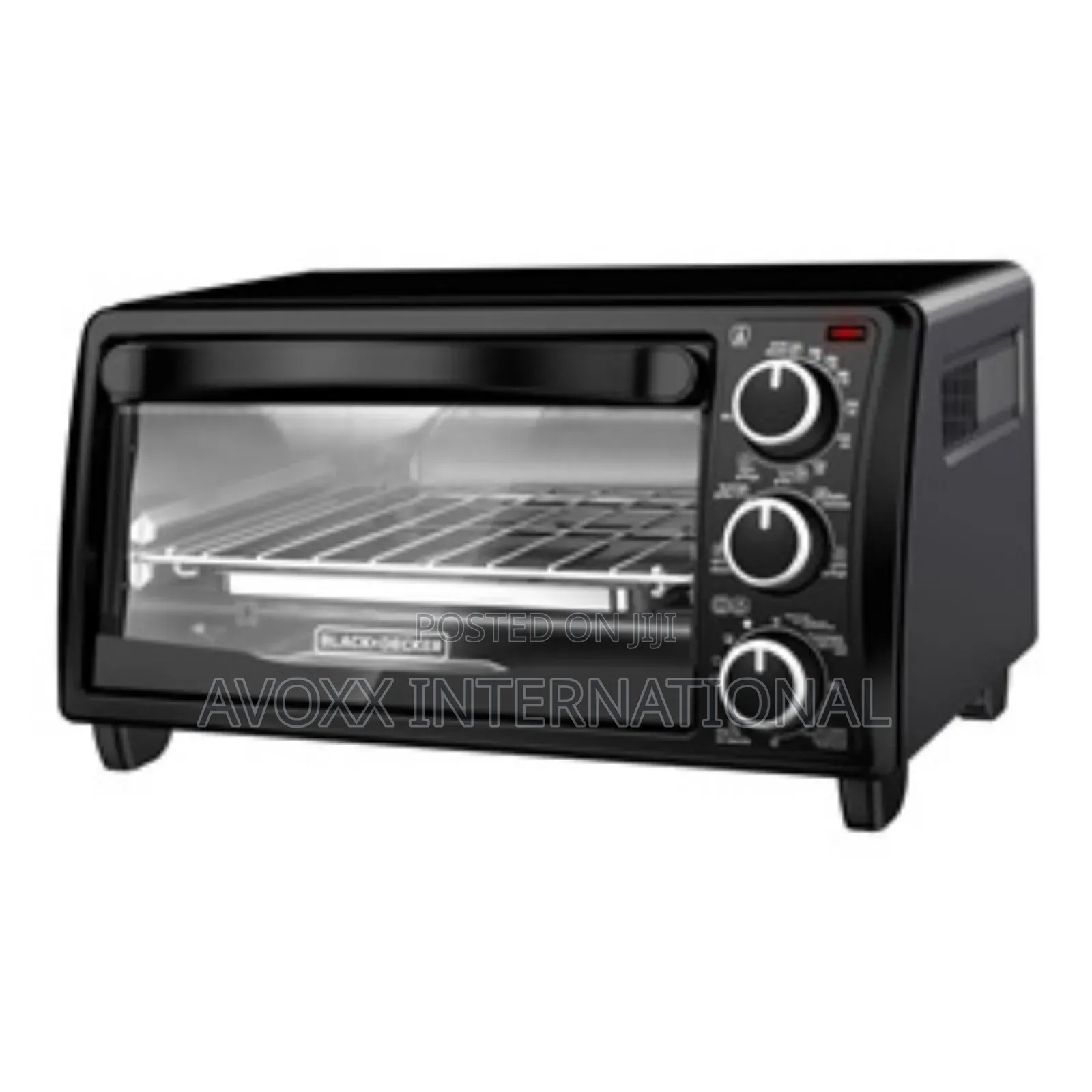 Black Decker 4-Slice Toaster Oven, Black, TO1313B