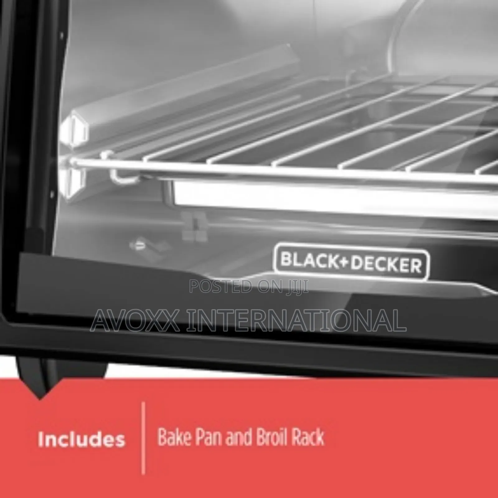 Black Decker 4-Slice Toaster Oven, Black, TO1313B