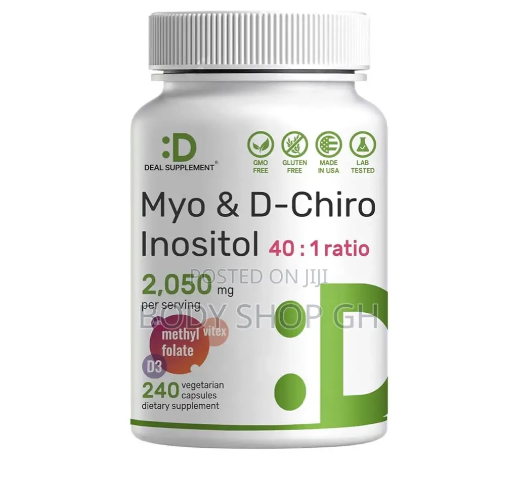 Myo-Inositol D-Chiro Inositol With Folate, Vitamin D3