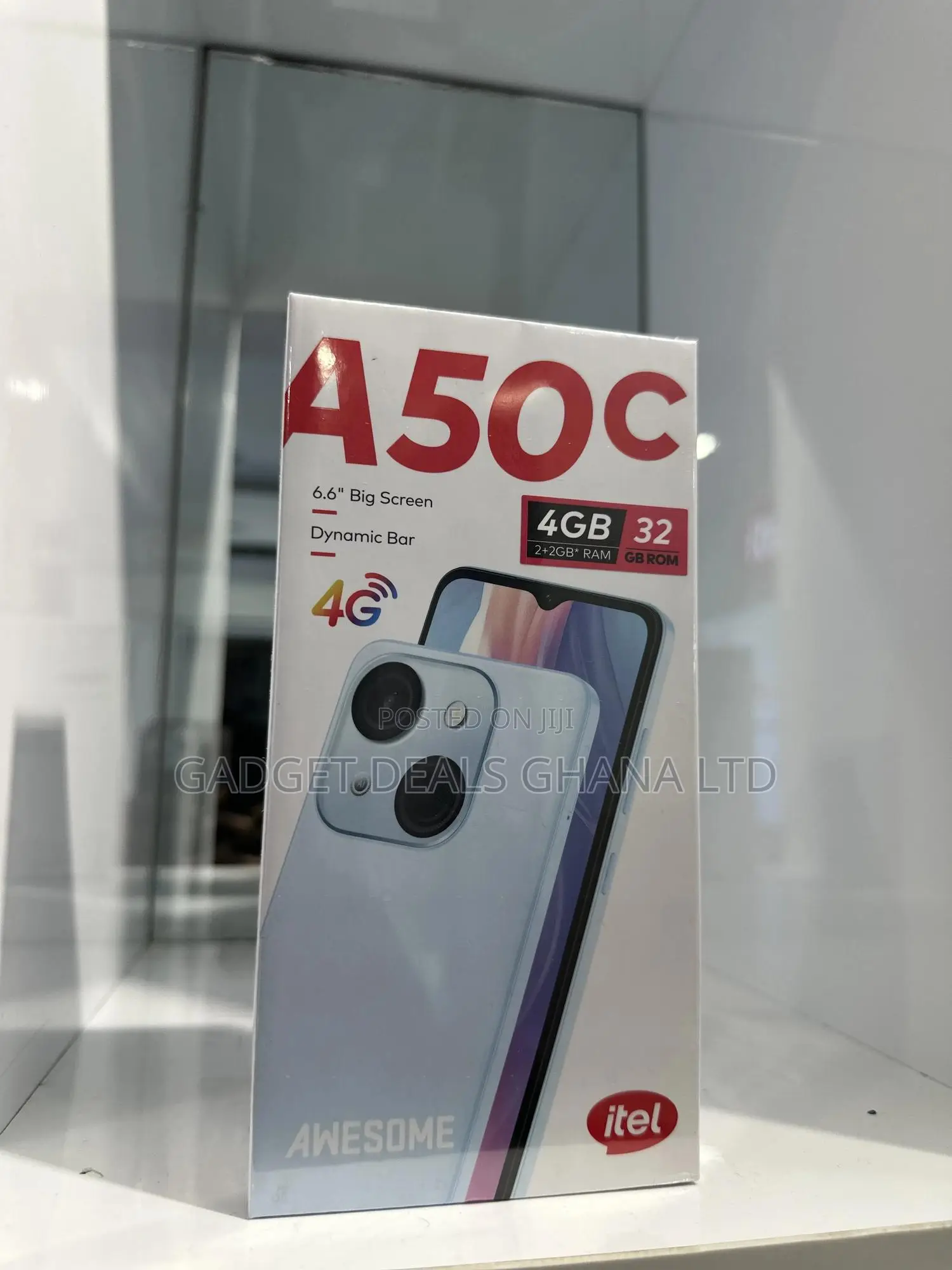 New Itel A50C 32 GB Black