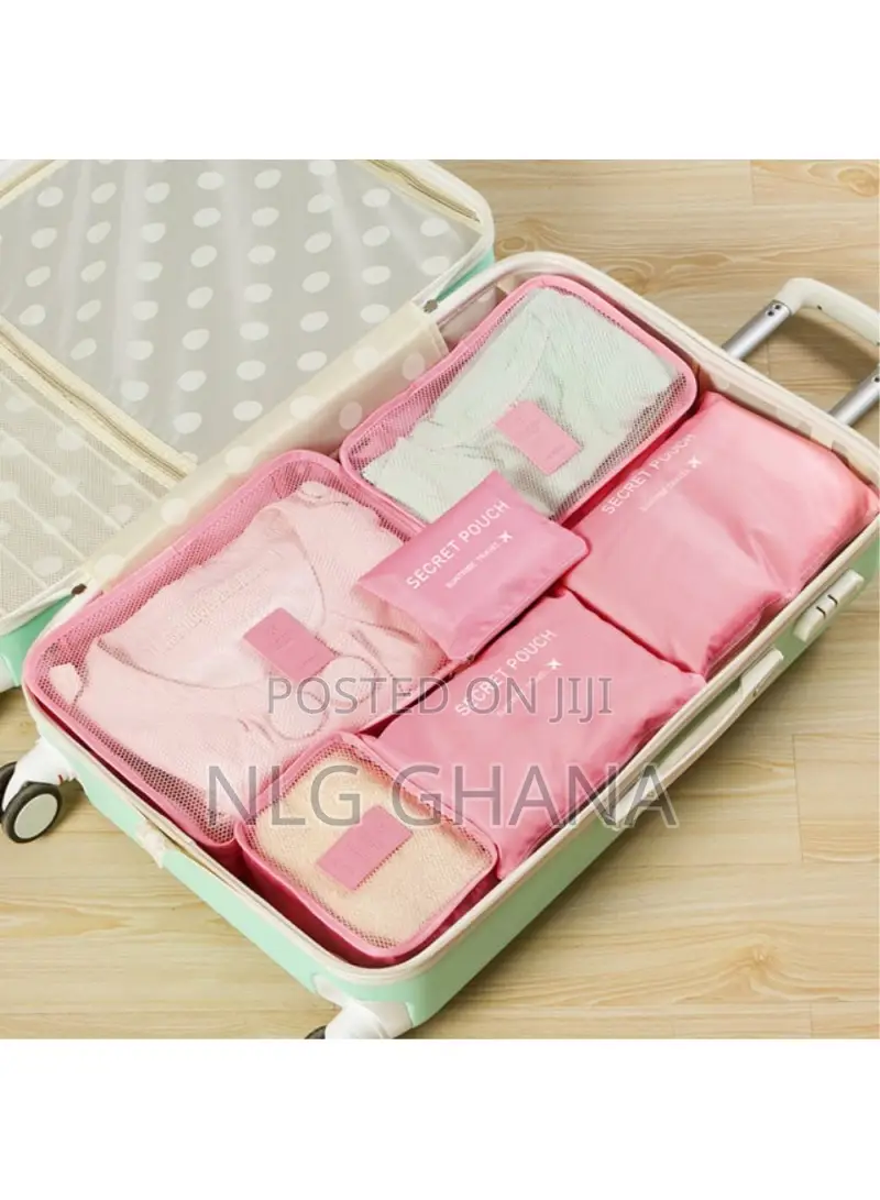 6pcs/Set Travel Storage Bag Clothes Tidy Luggage Ghx4958