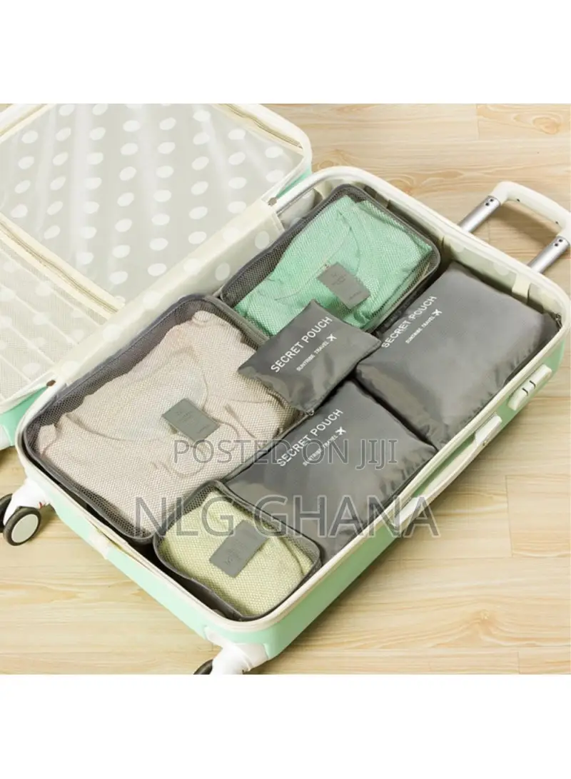 6pcs/Set Travel Storage Bag Clothes Tidy Luggage Ghx4958