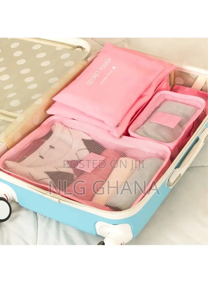 6pcs/Set Travel Storage Bag Clothes Tidy Luggage Ghx4958