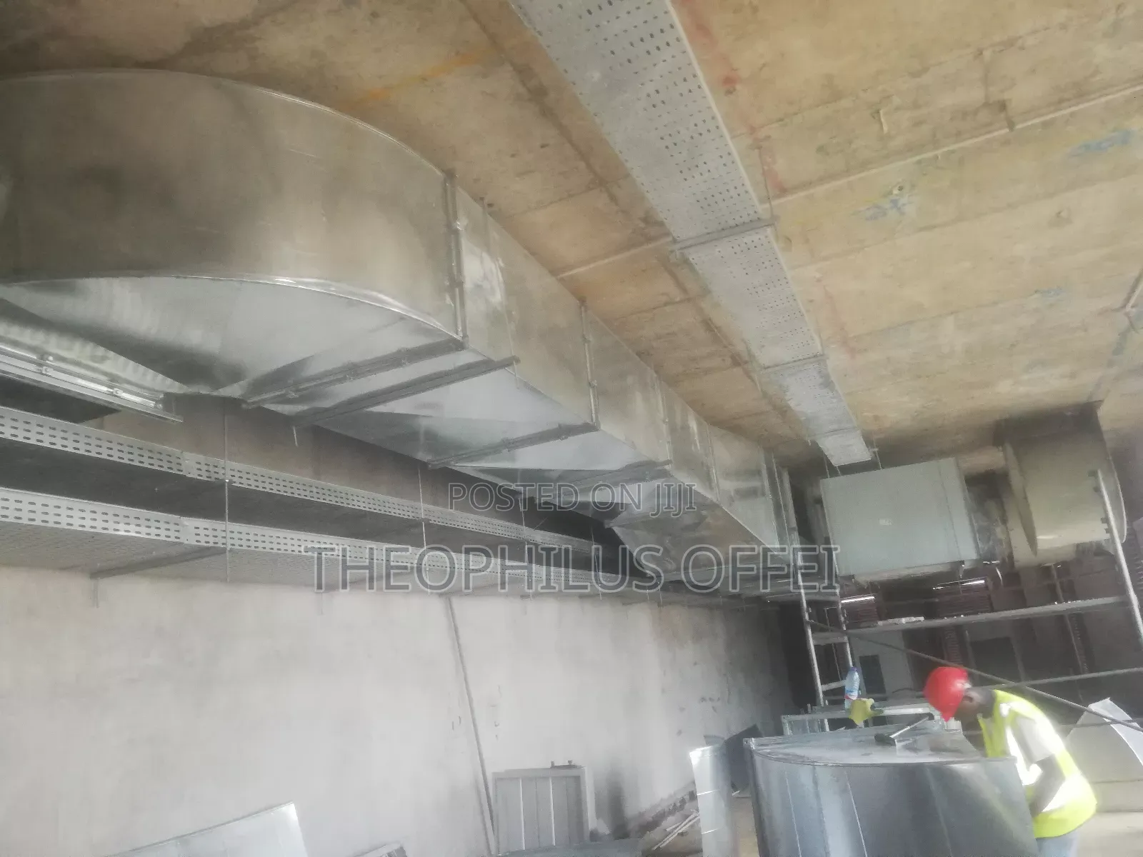 Installation of Ducts System, Lagging, Extractor Fans