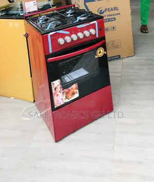 Shop Massive Red 4 Gas Cooker Oven Volcano 50/50