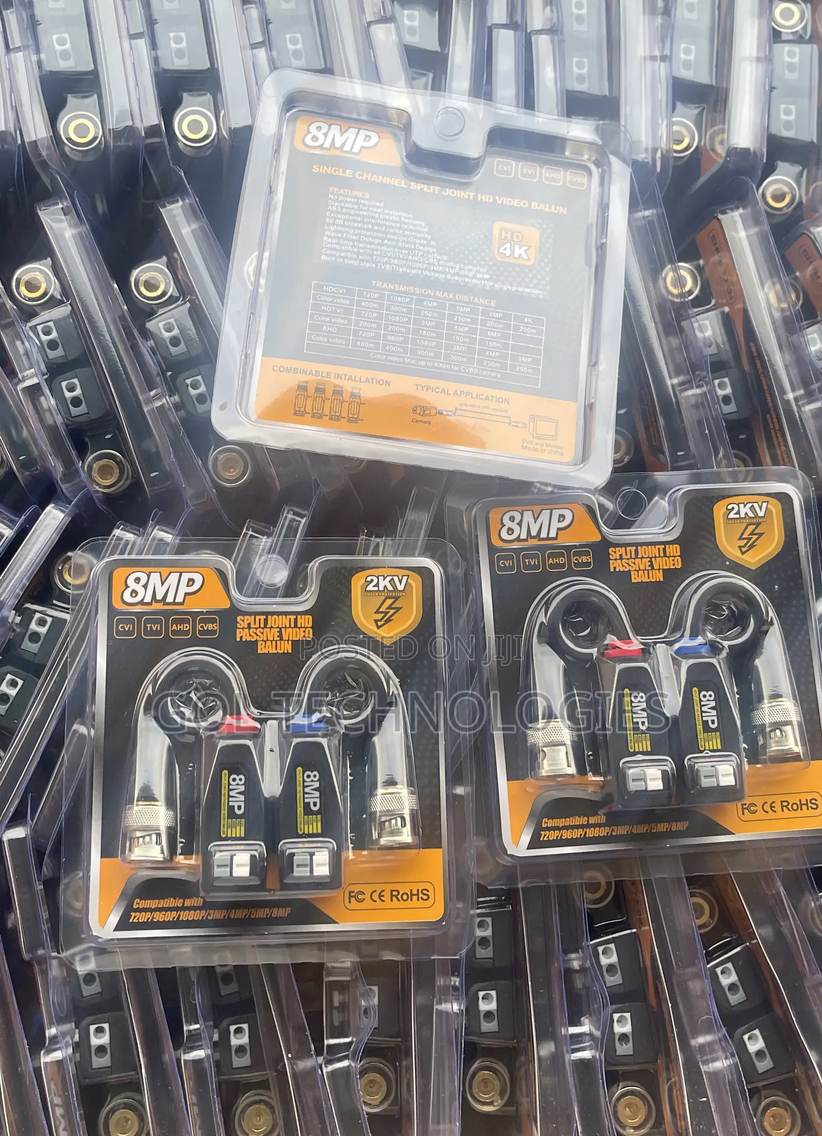 Video Balun Up to 8mp () High Quality Video Balun 2KV